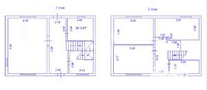Коттедж 159м², 2-этажный, участок 10 сот.