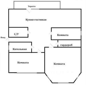 Дом 111м², 1-этажный, участок 7 сот.