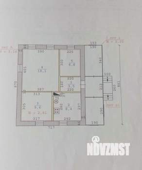Дом 46м², 1-этажный, участок 8 сот.