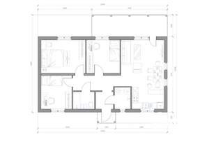 Дом 80м², 2-этажный, участок 4 сот.