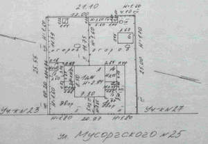 Дом 66м², 1-этажный, участок 6 сот.  