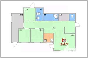 Коттедж 170м², 1-этажный, участок 10 сот.  