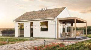 Дом 55м², 1-этажный, участок 10 сот.  