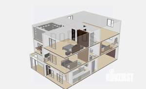 Таунхаус 252м², 3-этажный, участок 4 сот.  