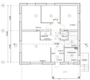 Дом 120м², 1-этажный, участок 8 сот.  