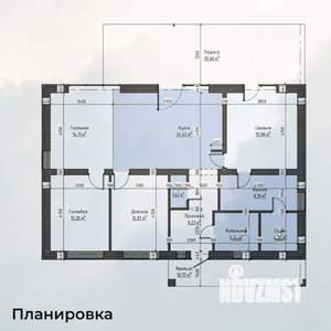 Дача 180м², 1-этажный, участок 7 сот.  