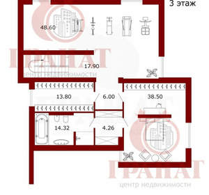 Дом 480м², 3-этажный, участок 11 сот.  