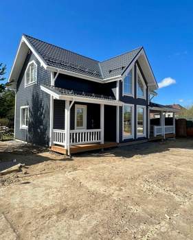 Дом 130м², 2-этажный, участок 7 сот.  