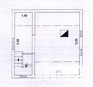 Дом 44м², 2-этажный, участок 12 сот.  