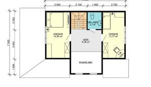 Дом 130м², 2-этажный, участок 7 сот.  