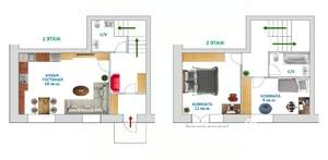 Таунхаус 95м², 3-этажный, участок 2 сот.  
