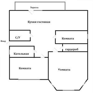 Дом 111м², 2-этажный, участок 7 сот.  