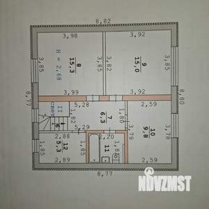 Дом 120м², 2-этажный, участок 10 сот.  