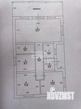 Коттедж 100м², 1-этажный, участок 8 сот.  