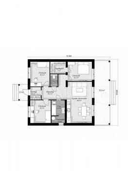 Дом 130м², 1-этажный, участок 11 сот.  