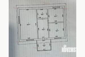Коттедж 80м², 1-этажный, участок 5 сот.  