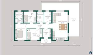 Дом 100м², 1-этажный, участок 5 сот.  