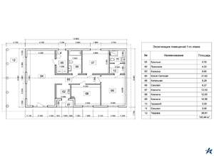 Дом 143м², 1-этажный, участок 8 сот.  