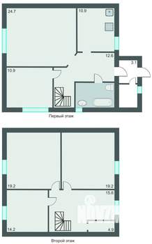 Коттедж 120м², 2-этажный, участок 6 сот.  