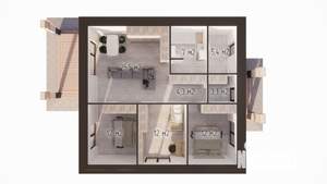 Дом 100м², 1-этажный, участок 8 сот.  