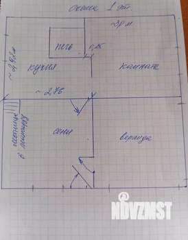 Дача 36м², 2-этажный, участок 4 сот.  