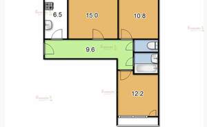 Дом 64м², 9-этажный, участок 0 сот.  