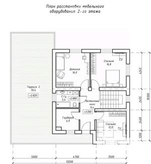 Дом 291м², 2-этажный, участок 8 сот.  