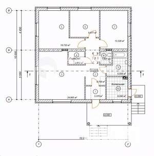 Дом 117м², 1-этажный, участок 8 сот.  