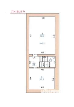 Коттедж 264м², 3-этажный, участок 7 сот.  
