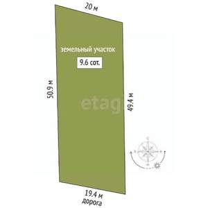 Дача 50м², 2-этажный, участок 10 сот.  