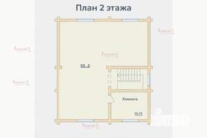 Коттедж 164м², 2-этажный, участок 11 сот.  