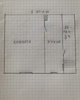 Дом 40м², 2-этажный, участок 9 сот.  