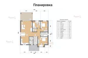 Дом 135м², 1-этажный, участок 8 сот.  