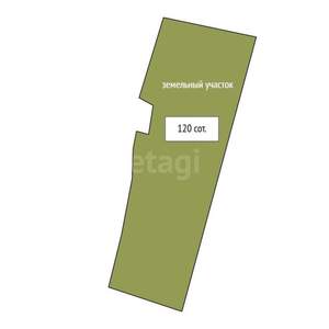 Дом 120м², 1-этажный, участок 8 сот.  
