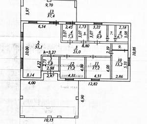 Дом 218м², 1-этажный, участок 10 сот.  