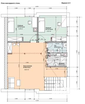 Таунхаус 230м&sup2;, 3-этажный, участок 4 сот.  