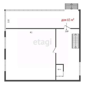 Дом 65м², 2-этажный, участок 5 сот.  