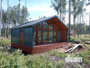 Дом 55м&sup2;, 1-этажный, участок 5 сот.  