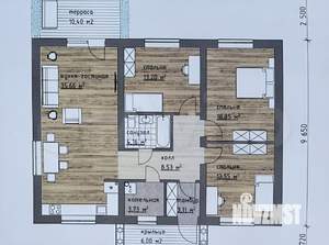 Коттедж 115м², 1-этажный, участок 8 сот.  
