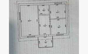 Дом 80м², 1-этажный, участок 5 сот.  