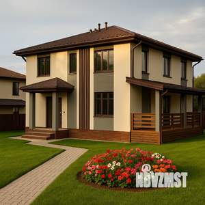 Коттедж 200м&sup2;, 2-этажный, участок 7 сот.  