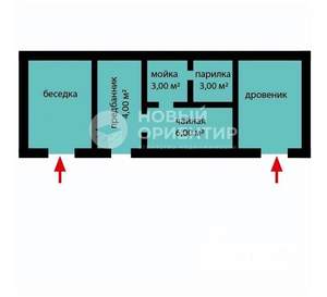 Дача 198м², 2-этажный, участок 9 сот.  