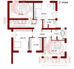 Дом 480м², 3-этажный, участок 11 сот.  