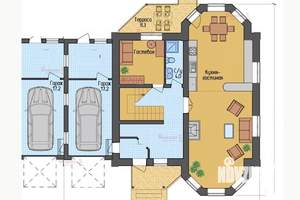 Коттедж 380м², 2-этажный, участок 10 сот.  