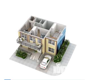 Таунхаус 120м², 2-этажный, участок 1 сот.  