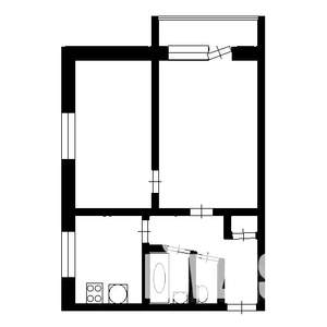 2-к квартира, на длительный срок, 36м2, 3/5 этаж