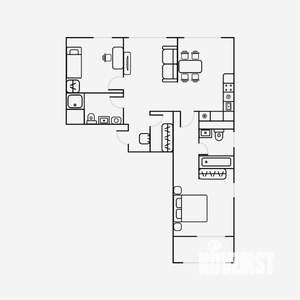 3-к квартира, на длительный срок, 72м2, 8/9 этаж