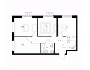 3-к квартира, на длительный срок, 67м2, 2/25 этаж