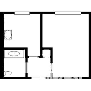 1-к квартира, на длительный срок, 30м2, 4/5 этаж