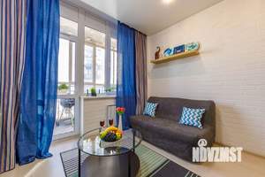 Студия квартира, посуточно, 35м2, 13/16 этаж